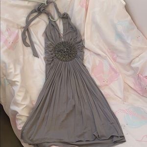 Sky dress size xs grey color